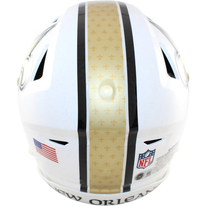 Drew Brees Signed New Orleans Saints SpeedFlex 25 Alt Helmet Beckett W 58498