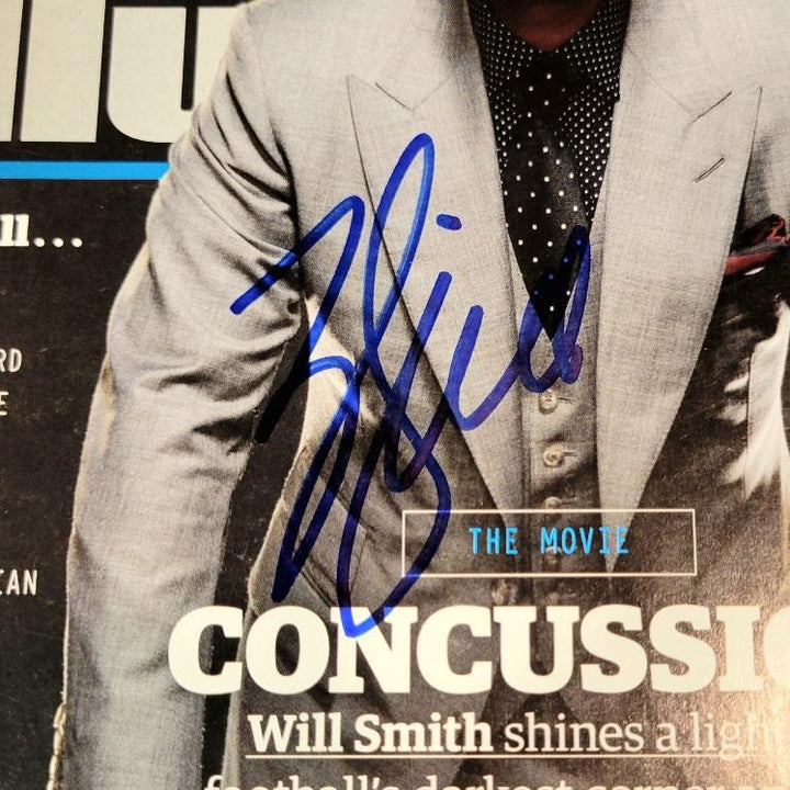 Will Smith signed Concussion Sports Illustrated Magazine autograph BAS Beckett