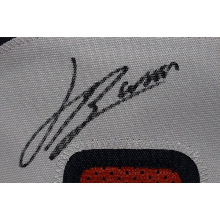 Jahdae Barron Autographed Pro Style Size XL Orange Jersey Beckett Witness 54010