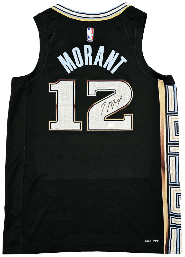 Grizzlies Ja Morant Auto Black Nike City Edition Swingman Jersey Size 48 Beckett