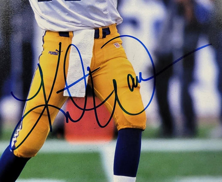 Kurt Warner signed Rams 11x14 Photo #2 autograph (C) ~ Beckett BAS Holo