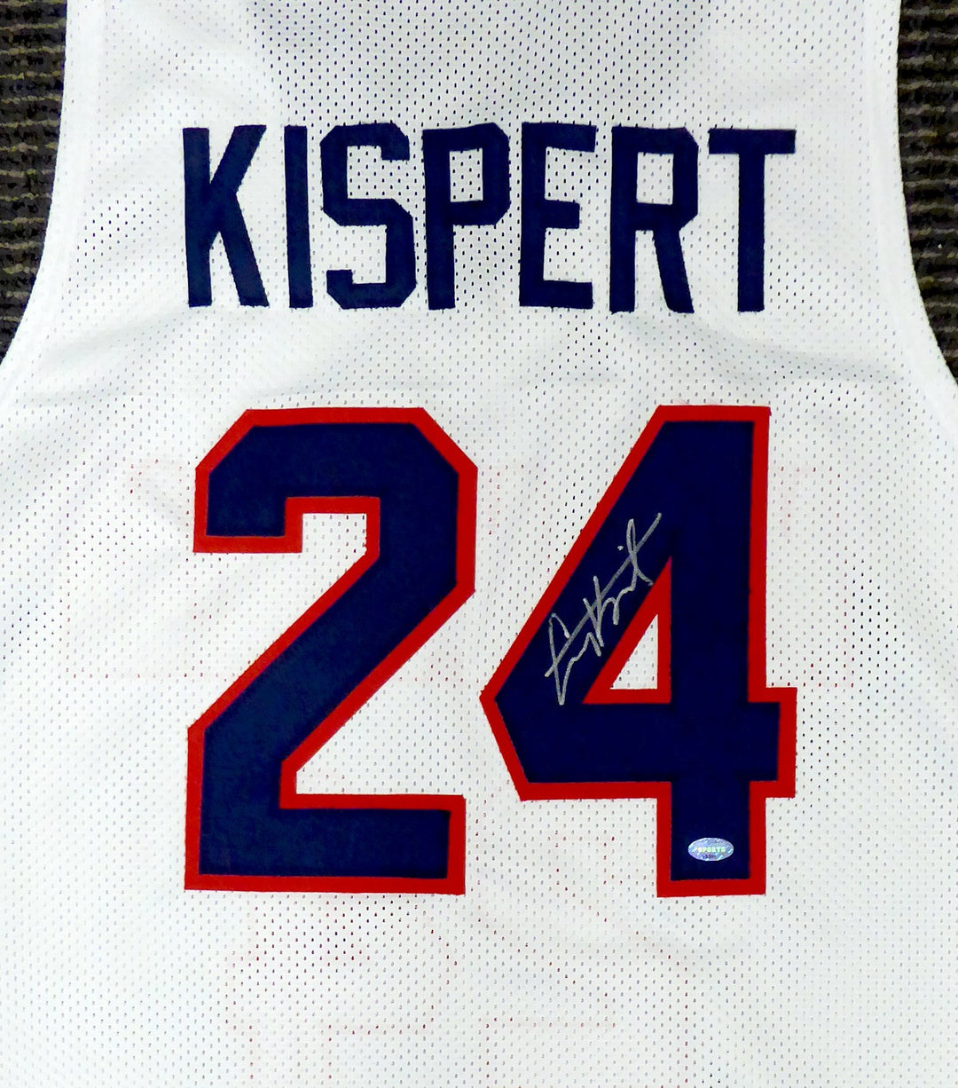 Gonzaga Bulldogs Corey Kispert Auto Signed White Jersey All American MCS Holo