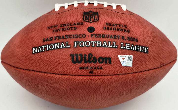 Jaxon Smith-Njigba Signed Seahawks SB LX Logo Leather Football Fanatics
