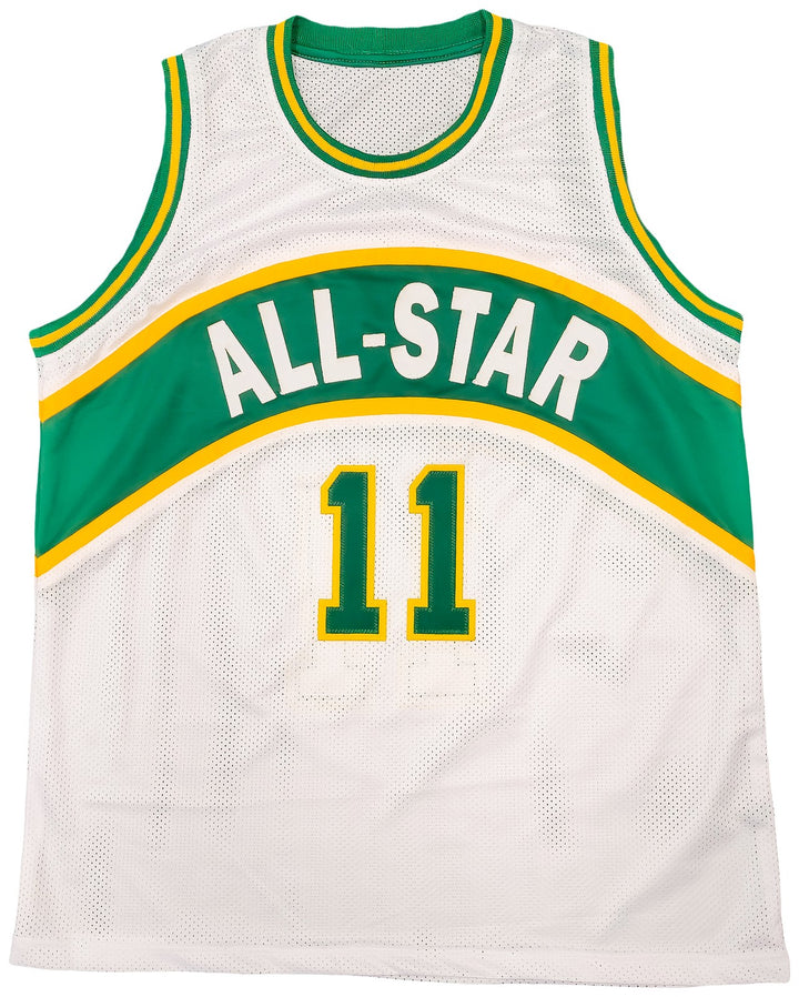 Seattle Supersonics Detlef Schrempf Autographed Signed White Jersey MCS Holo