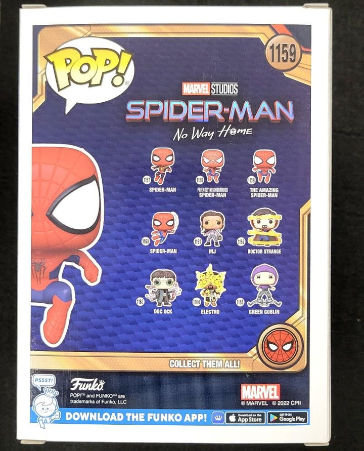 Tobey Maguire signed Amazing Spider-Man Funko Pop 1159 pink auto ~ Beckett BAS
