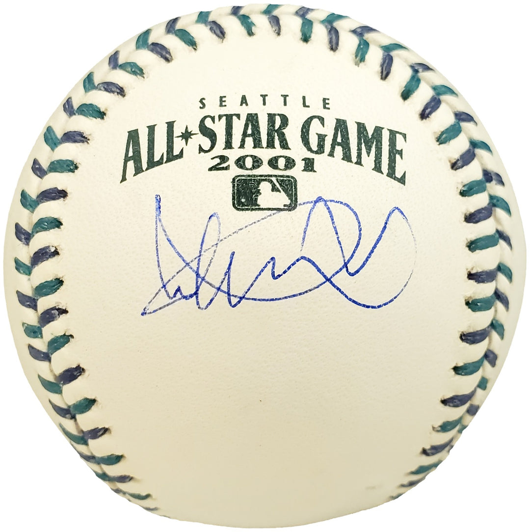 Ichiro Suzuki Auto Official 2001 All Star Game Baseball Mariners Under Logo