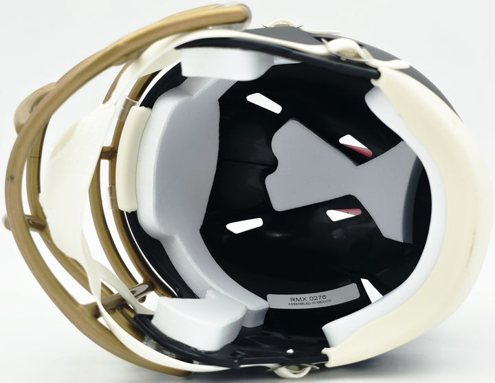Fred Warner Signed San Francisco 49ers Black Rivalries Speed Mini Helmet Beckett