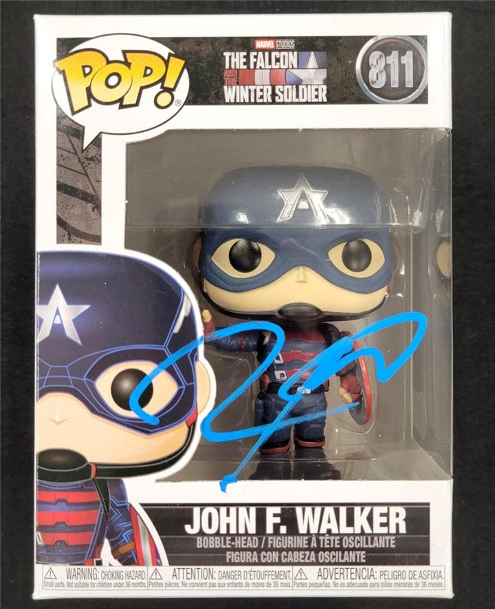 Wyatt Russell signed John F Walker Funko Pop! 811 autograph (B) Beckett BAS