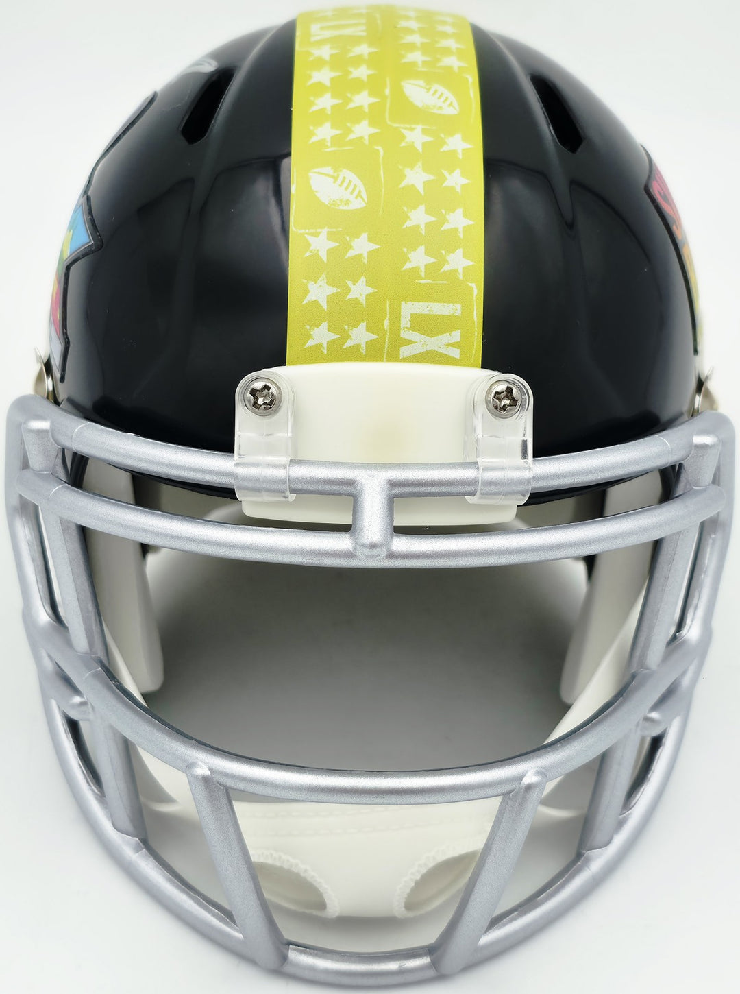 Uchenna Nwosu Signed Seahawks Black SB LX Logo Speed Mini Helmet MCS Holo