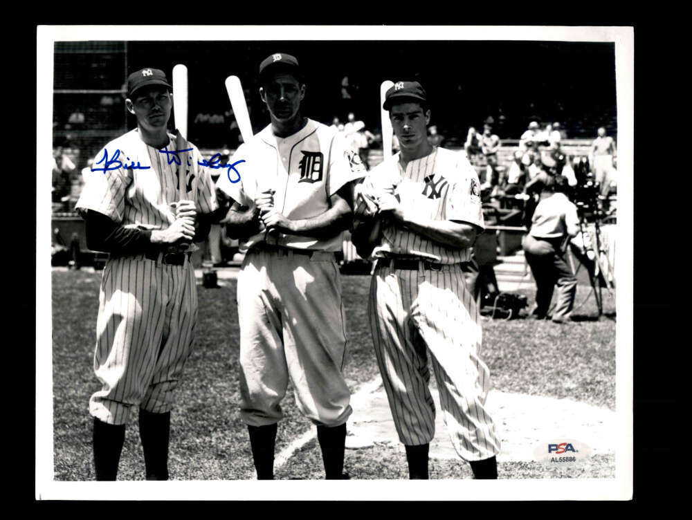 Bill Dickey PSA DNA Signed 8x10 Photo Autograph Yankees