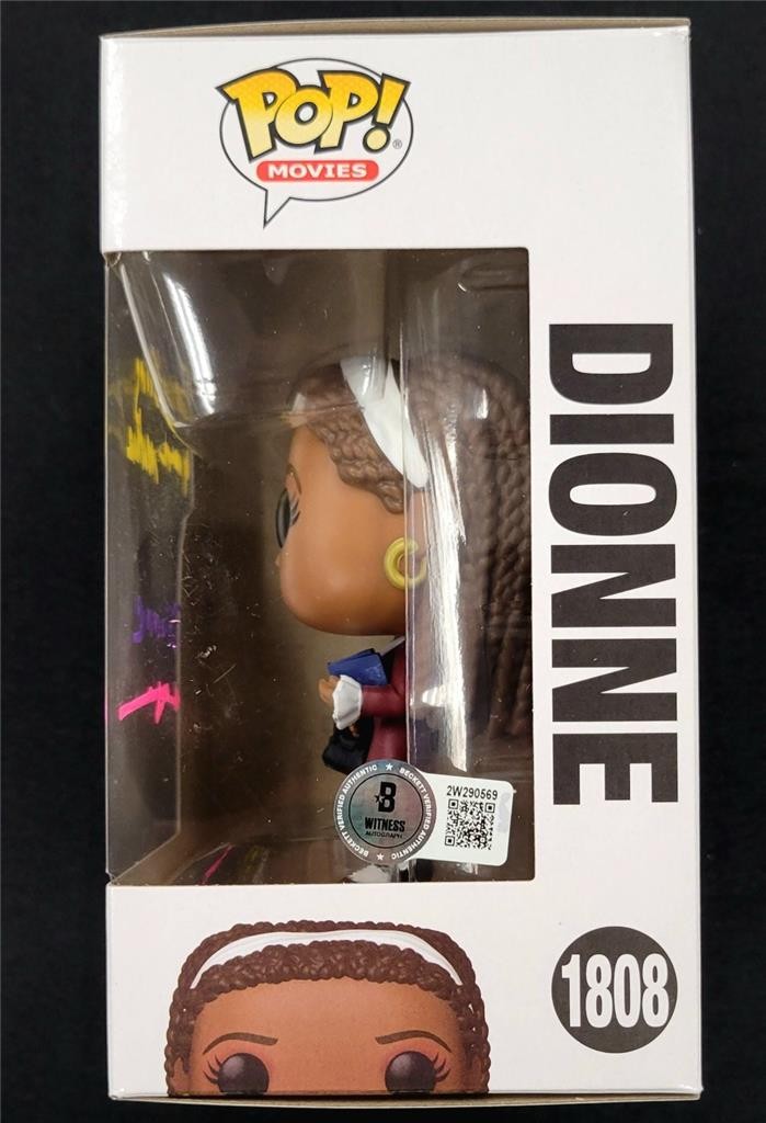 Stacey Dash signed + QUOTE Dionne Clueless Funko Pop! 1808 auto Beckett BAS