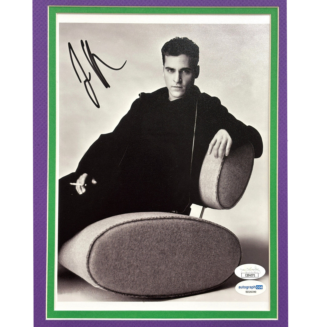 Joaquin Phoenix Autographed Joker 8x10 Photo Framed Collage JSA COA Signed