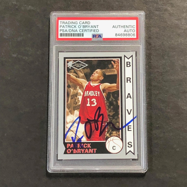 2006 PressPass Braves #2 Patrick O'Bryant Signed Card AUTO PSA Slabbed Bradley