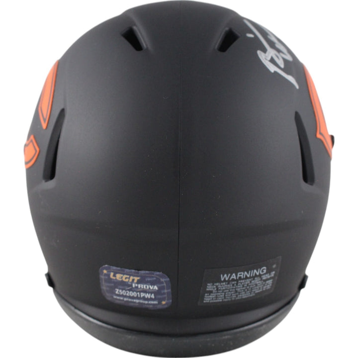 Brian Urlacher Autographed Chicago Bears Eclipse Mini Helmet HOF Beckett 49256