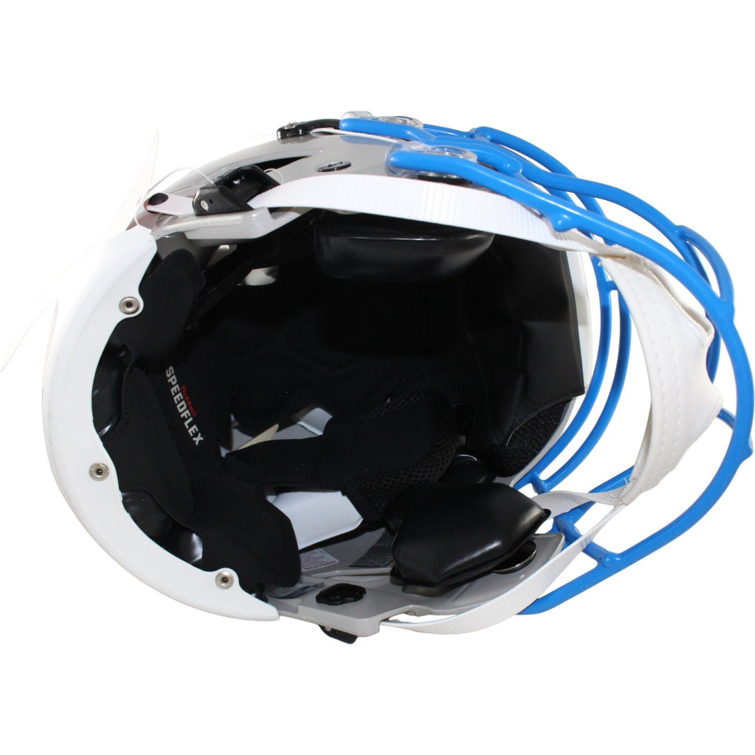 Barry Sanders Autographed Detroit Lions SpeedFlex Helmet Beckett Witness 58195