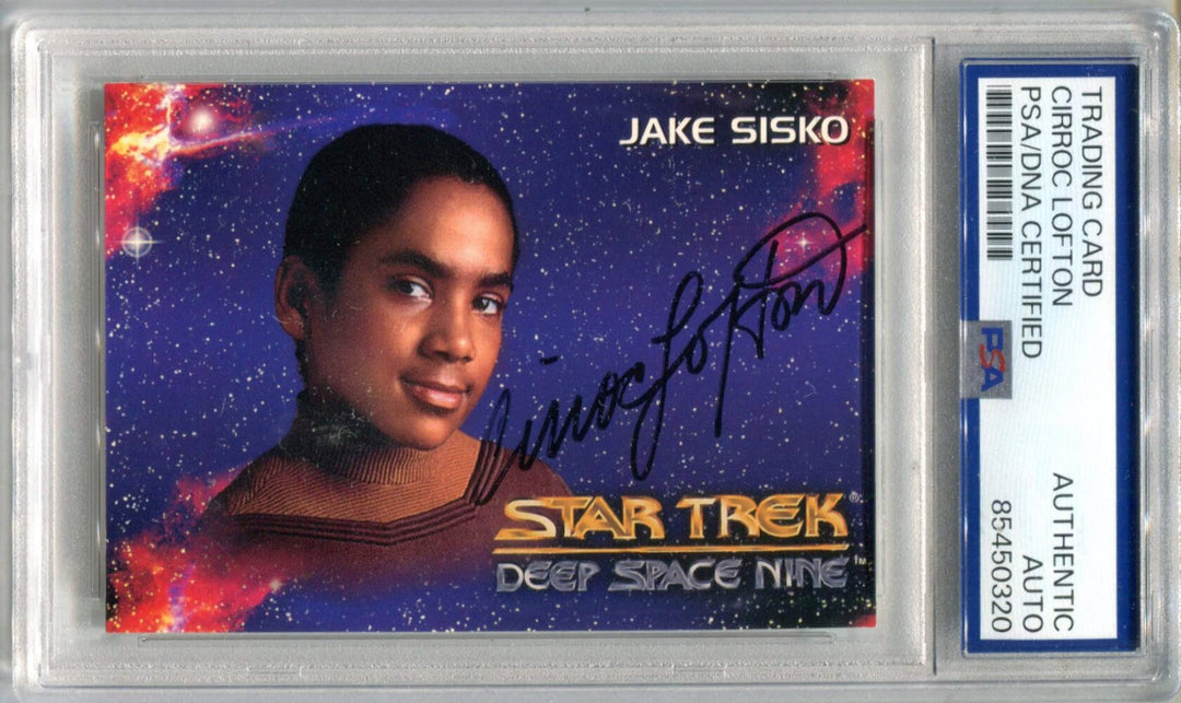 Cirroc Lofton 1993 Star Trek Deep Space Nine PSA Authentic Auto Card