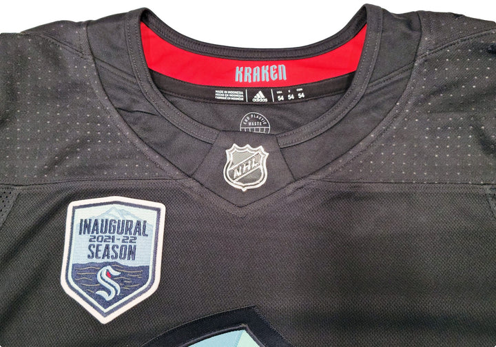Kraken Matty Beniers Auto Blue Adidas Jersey Size 54augural Patch Fanatics