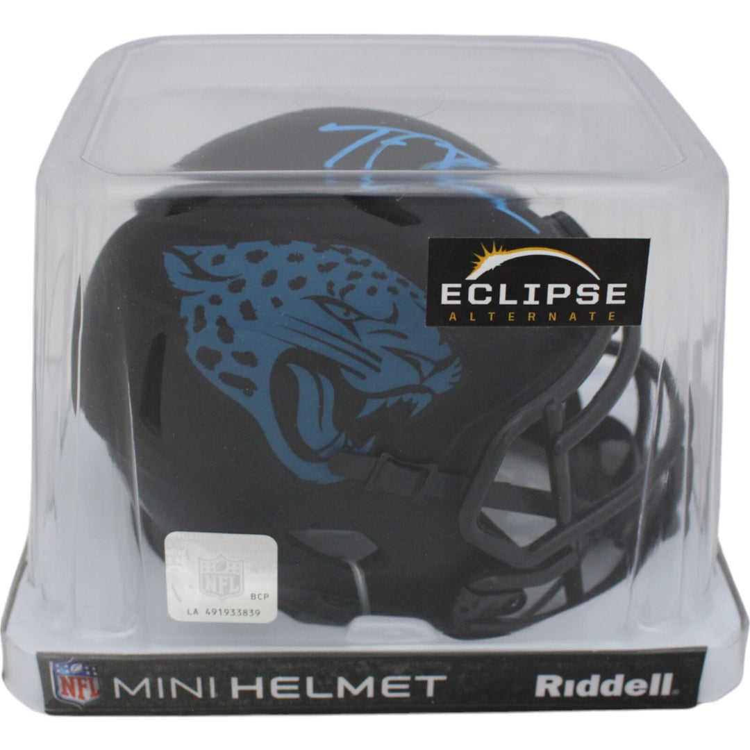 Trevor Lawrence Autographed Jacksonville Jaguars Eclipse Mini Helmet FAN 48005