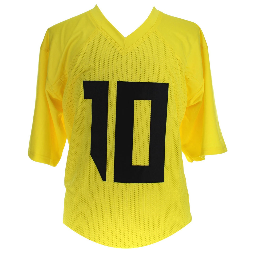 Bo Nix Autographed Oregon Ducks Yellow Alternate Jersey BAS COA Signed Broncos