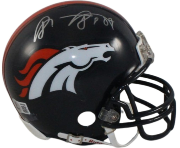 Shannon Sharpe Autographed Denver Broncos VSR4 Mini Helmet Beckett 55387