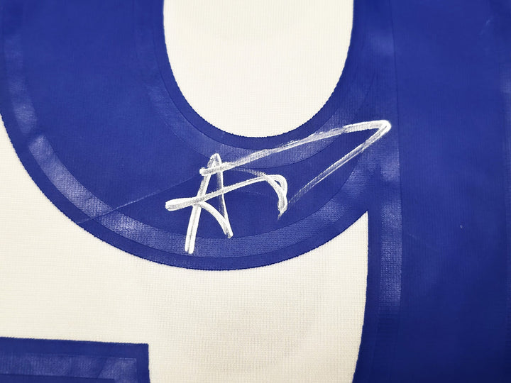 Rams Aaron Donald Signed White Nike On Field Jersey Size L Beckett Witness