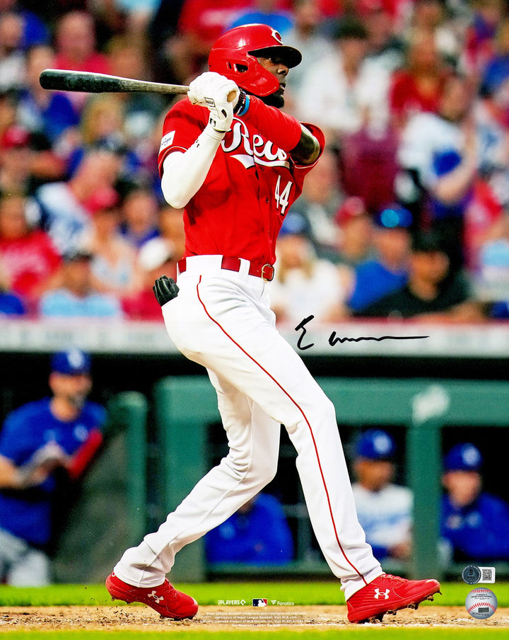 Elly De La Cruz Signed 16x20 Photo Reds Home Run Swing Beckett Witness