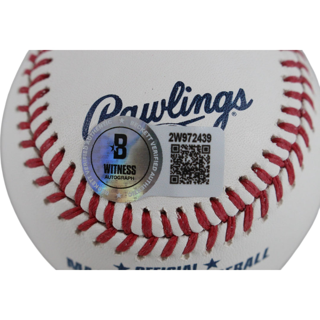 Ozzie Smith Autographed/Signed Saint Louis Cardinals OML Baseball Fanatics 50817