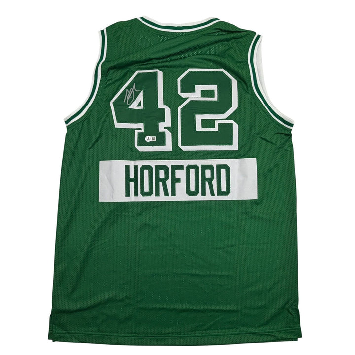 Autographed/Signed Al Horford Boston Green City Edition Jersey Beckett BAS COA