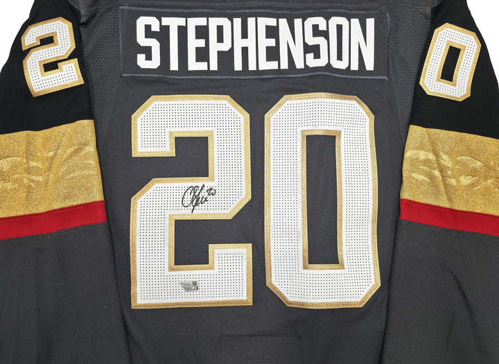 Golden Knights Chandler Stephenson Auto Gray Adidas Auth Climalite Jersey 54