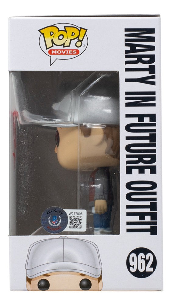 Michael J. Fox Signed Back To The Future Funko Pop #962 BAS
