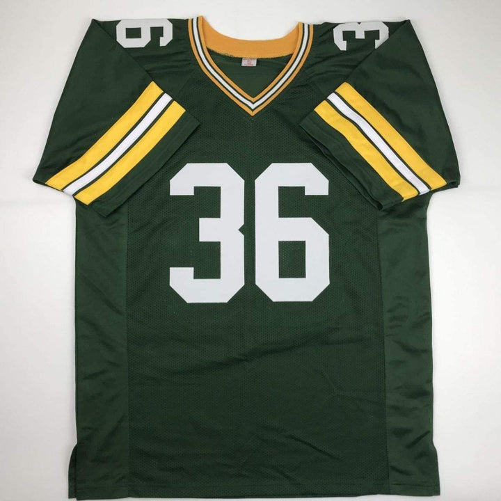 Autographed/Signed NICK COLLINS Green Bay Green Jersey PSA/DNA COA Auto