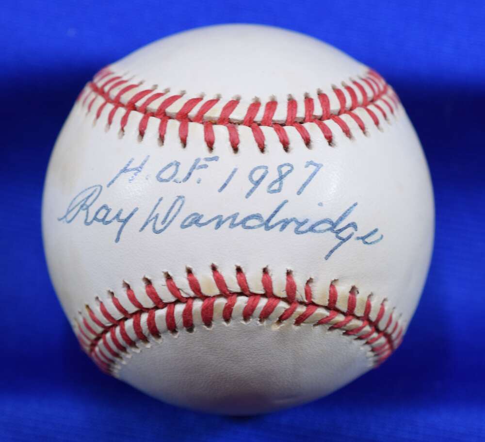 Ray Dandridge PSA DNA Autographed National League Signed Baseball HOF 1987