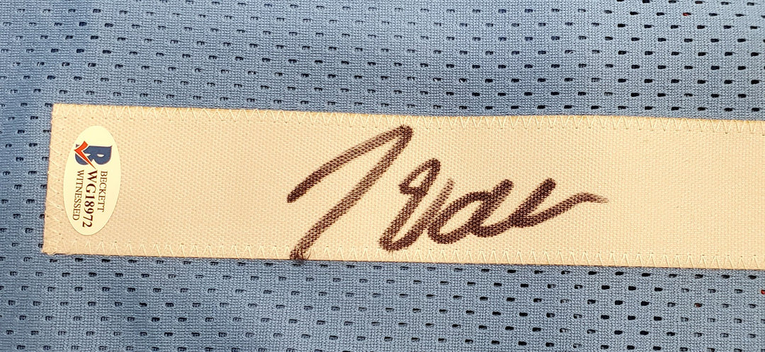 Houston Rockets John Wall Autographed Signed Light Blue Jersey Beckett