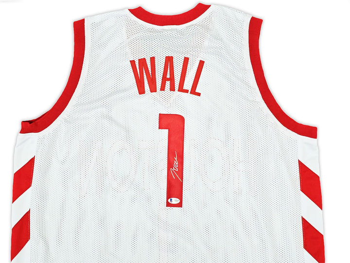 Houston Rockets John Wall Autographed Signed White Jersey Beckett Wit