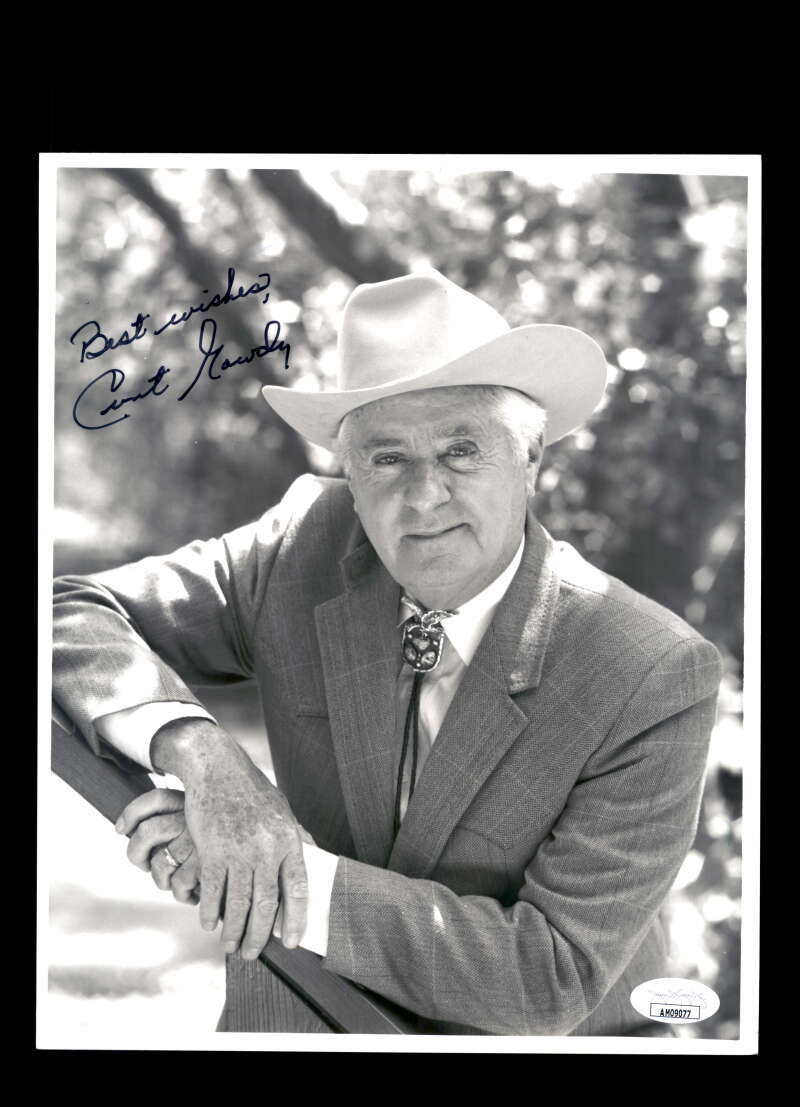 Curt Gowdy JSA Cert Signed  8x10 Photo Autograph