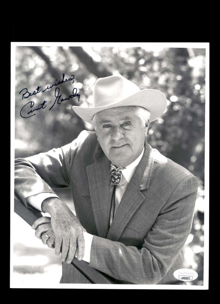 Curt Gowdy JSA Cert Signed  8x10 Photo Autograph