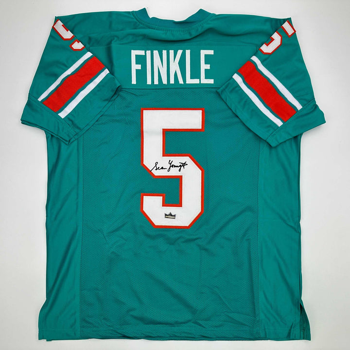 Facsimile Autographed Sean Young Ray Finkle Ace Ventura Reprint Jersey Men's XL