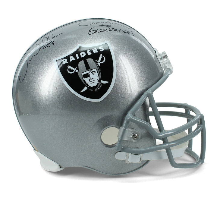 Darren Waller Signed Las Vegas Raiders FS Helmet Inscribed COA Inscriptagraphs