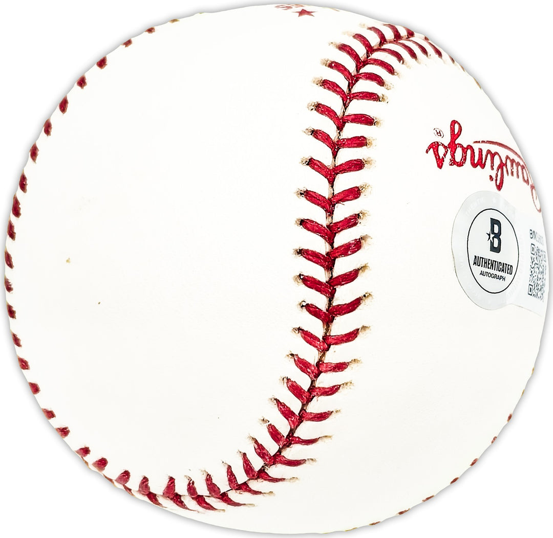 Yogi Berra Autographed 1978 World Series MLB Baseball Yankees Beckett BM25603