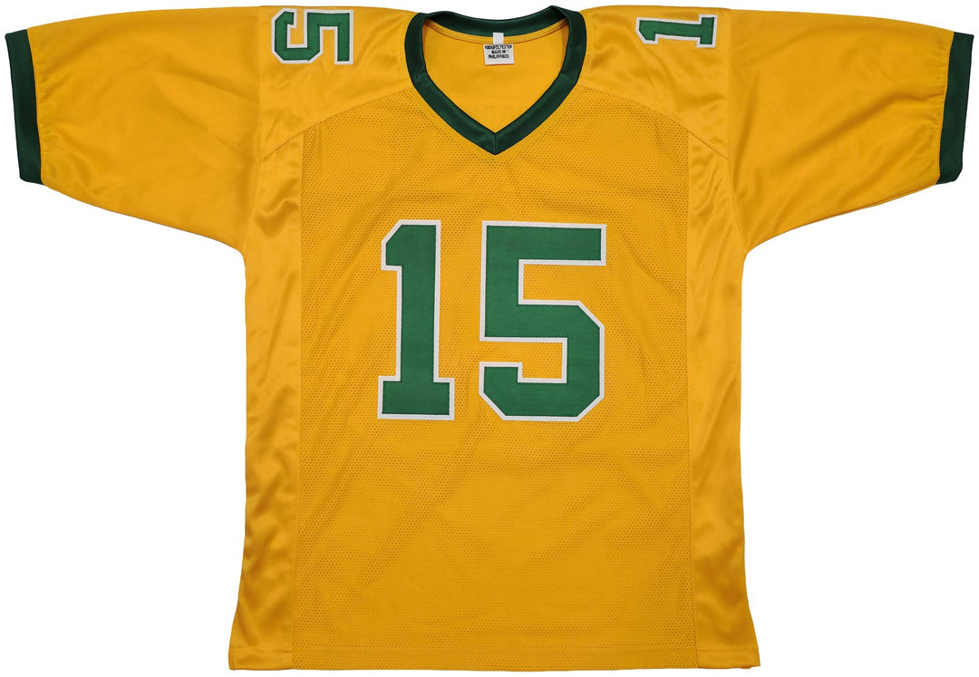 Oregon Ducks Tez Johnson Signed Yellow Jersey JSA Witness