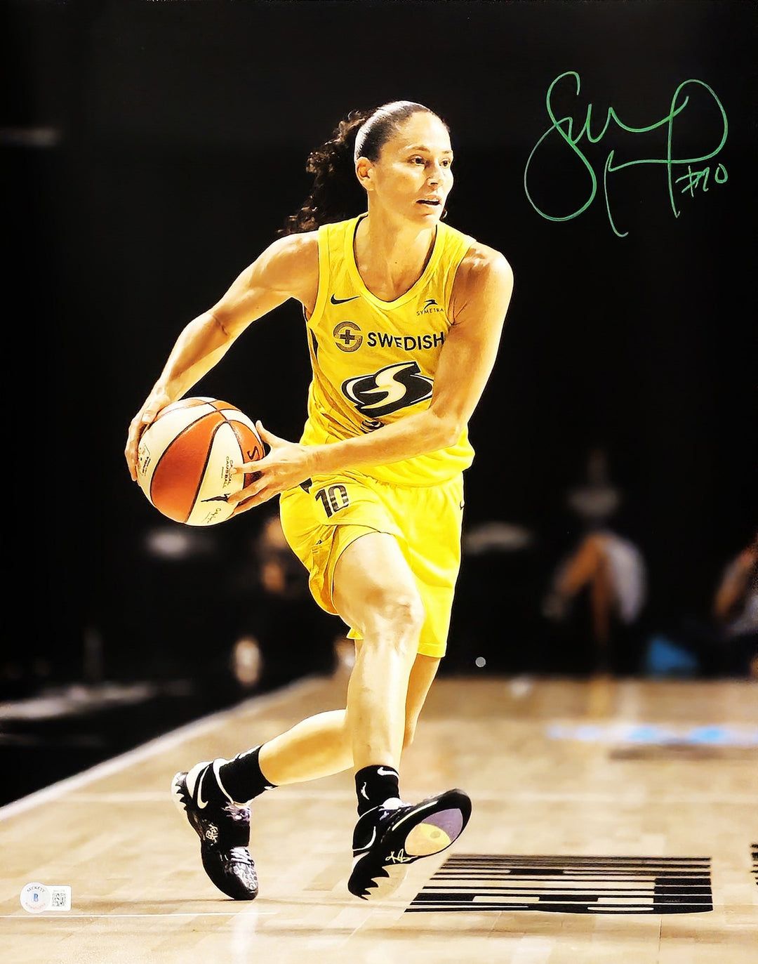 Sue Bird Autographed Signed 16x20 Photo Seattle Storm Beckett BAS QR