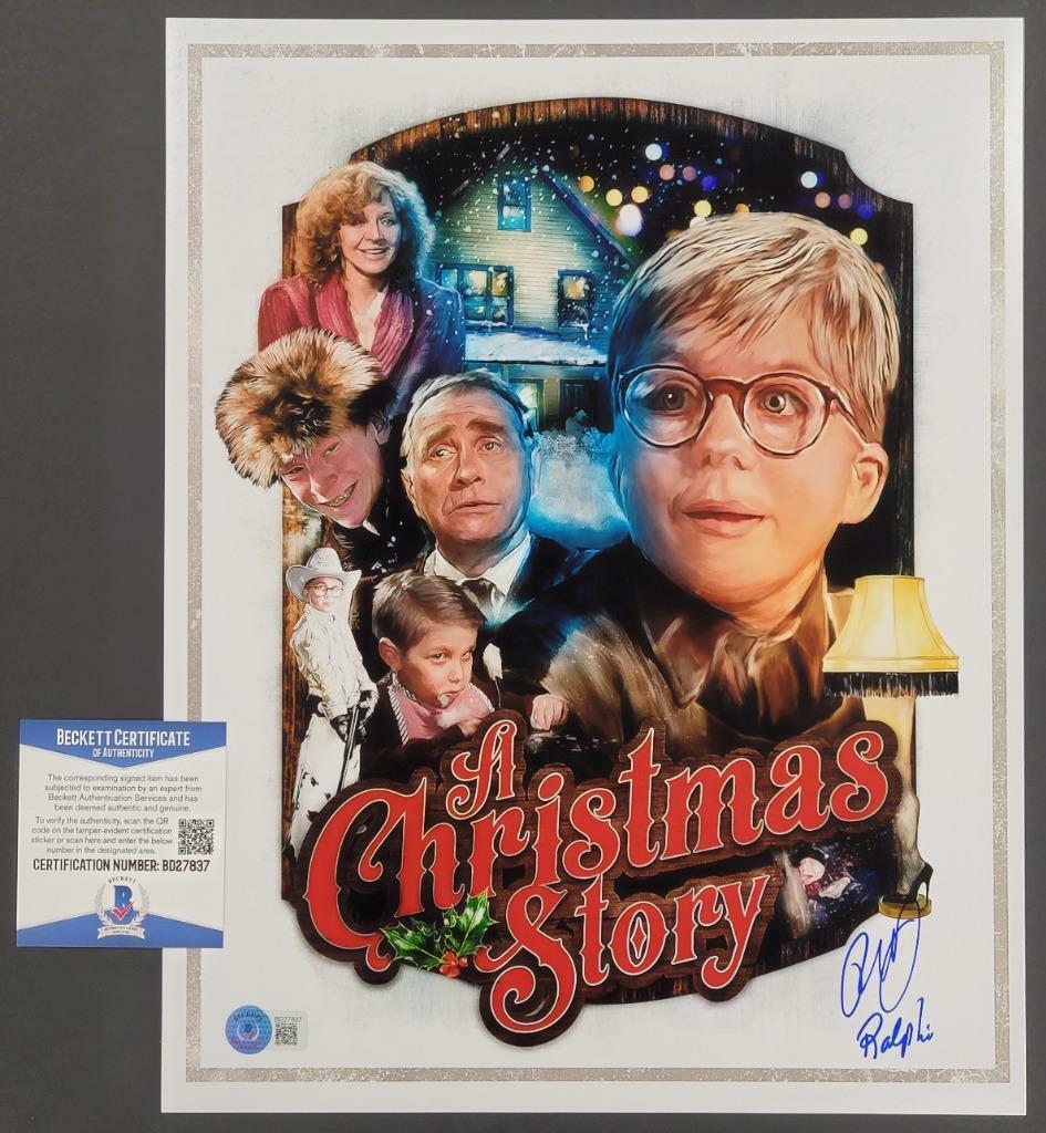 Peter Billingsley signed "Ralphie" A Christmas Story 11x14 Photo (A) ~ BAS COA