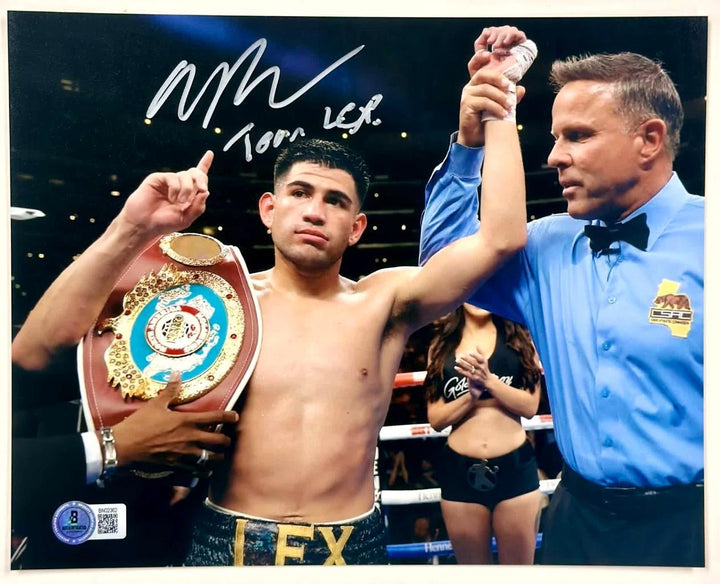 Alexis Rocha signed "Team Lex" 8x10 photo boxing autograph (A) ~ Beckett BAS