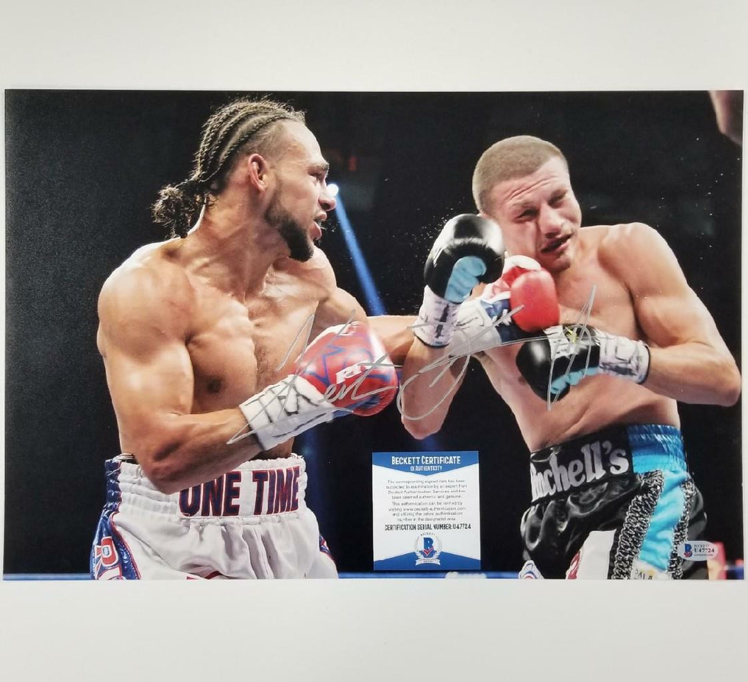 Keith Thurman signed 12x18 Photo Boxing Autograph ~ Beckett BAS COA