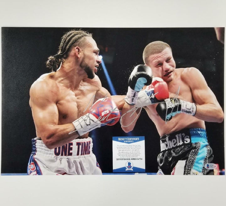 Keith Thurman signed 12x18 Photo Boxing Autograph ~ Beckett BAS COA