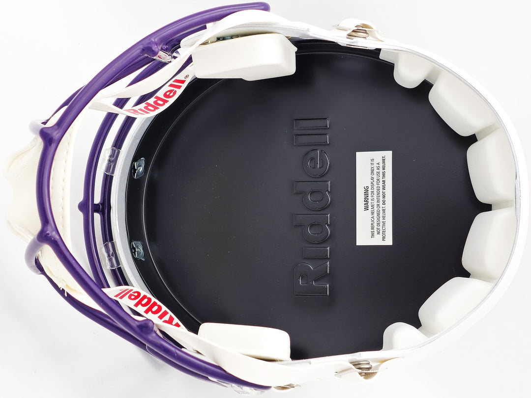 Odell Beckham Jr. Auto LSU Tigers White Full Size Speed Replica Helmet Beckett