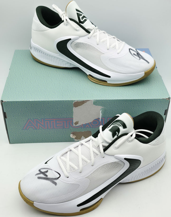 Giannis Auto 2022 (PE) Promo Michigan State Nike Zoom Freak 4 Game Shoes Size 16