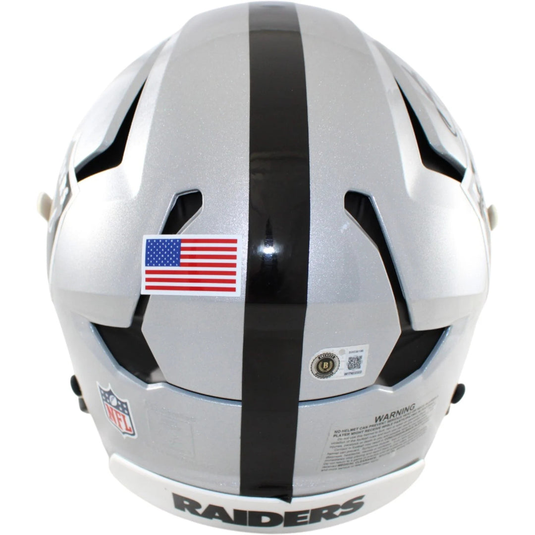 Bo Jackson Autographed Las Vegas Raiders F/S Axiom Helmet Beckett WIT 58490