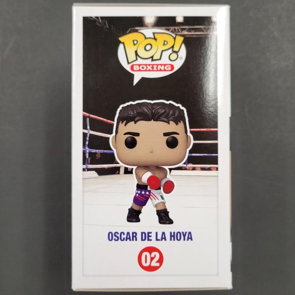 Oscar De La Hoya signed Golden Boy Funko Pop blue autograph ~ BAS Beckett Holo