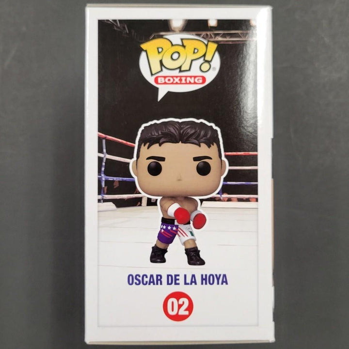 Oscar De La Hoya signed Golden Boy Funko Pop blue autograph ~ BAS Beckett Holo